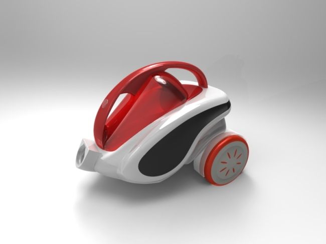 吸尘器 3D产品造型 工业设计